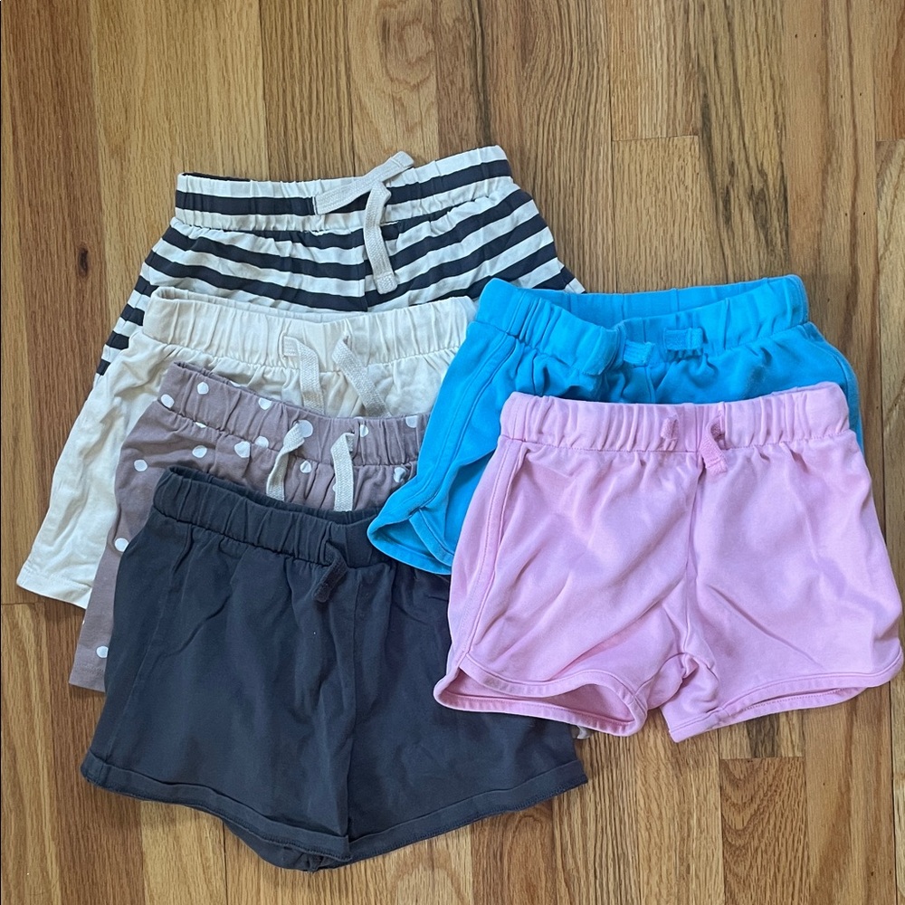 Next Kids' Shorts Set - Striped, Blue, Pink, Black, Brown